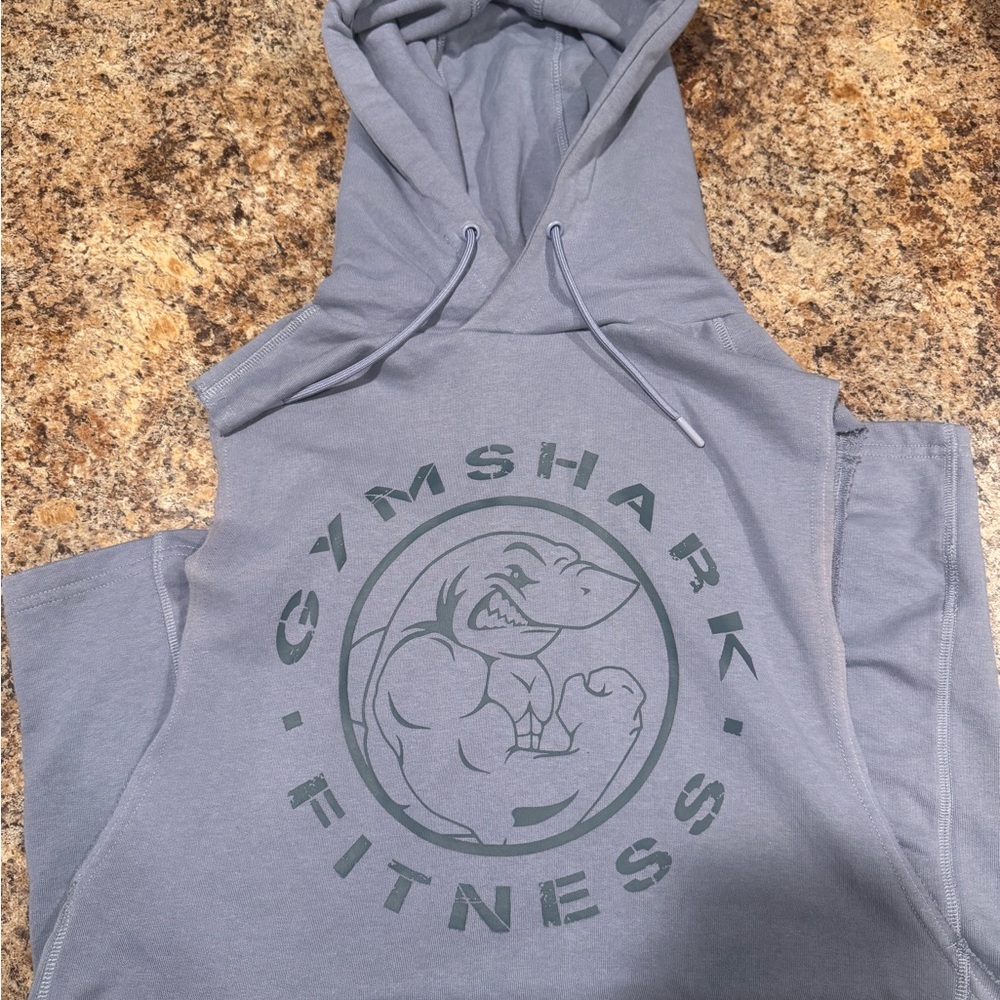 Gymshark Blue Sleeveless Hoodie